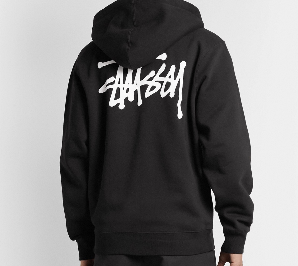 stussy zip up hoodie