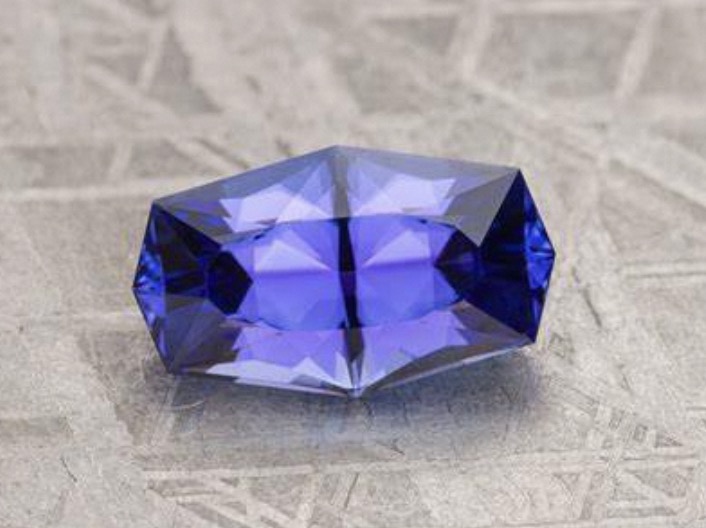 violet blue tanzanite