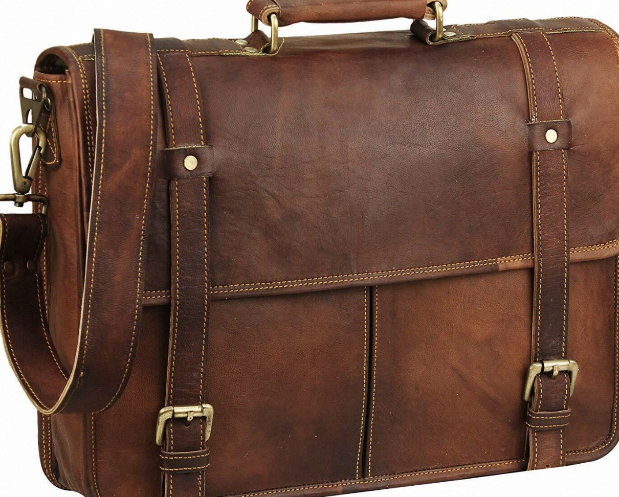 leather laptop bags for men