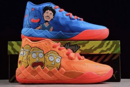 lamelo ball rick and morty shoes
