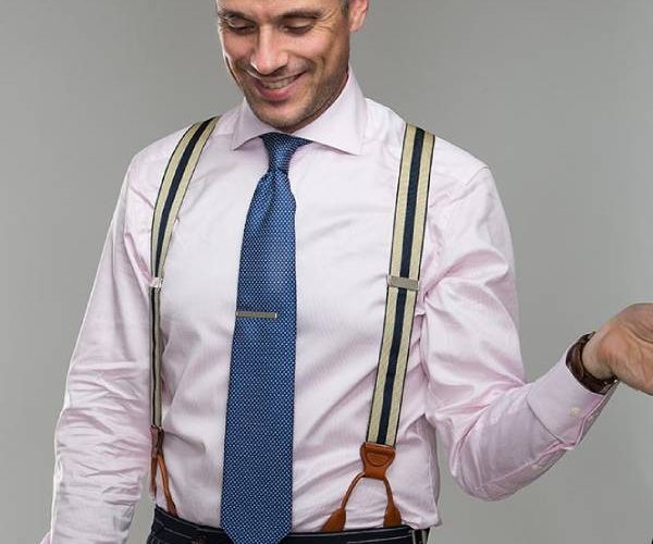 can you wear a belt with suspenders