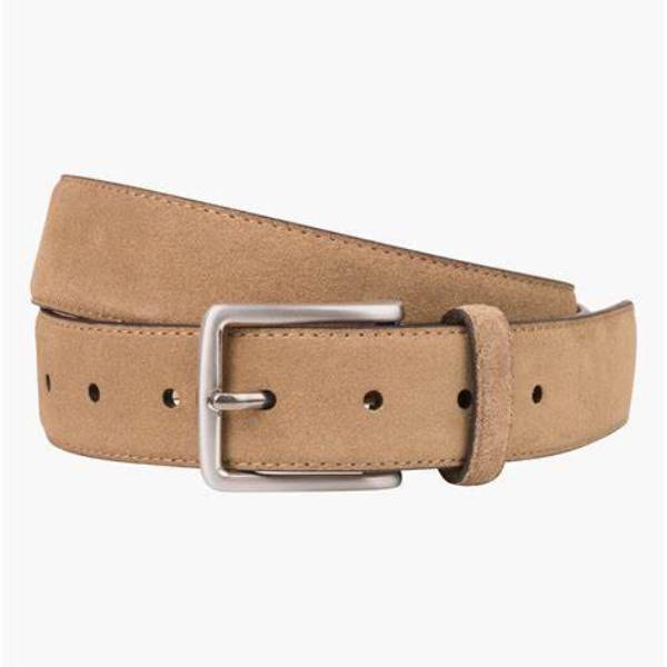 mens suede belt