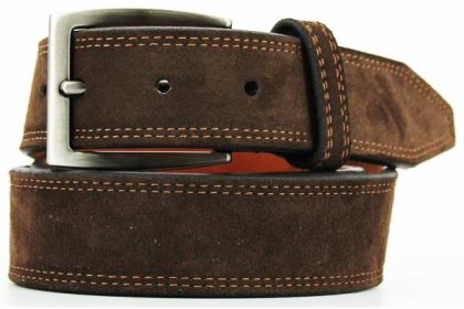 mens suede belt