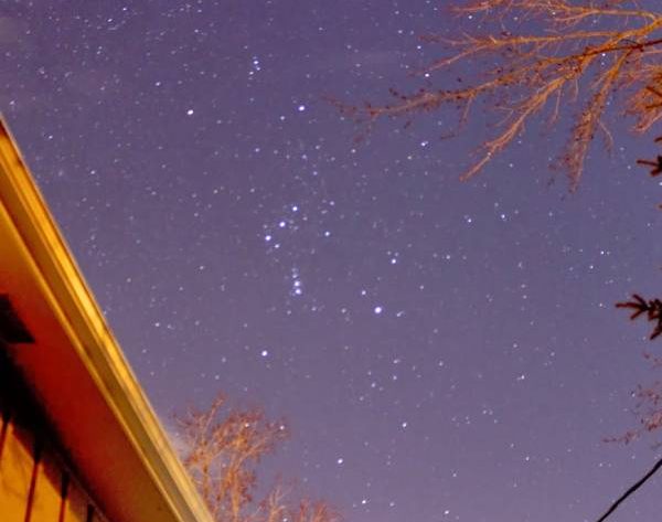 big dipper orion's belt