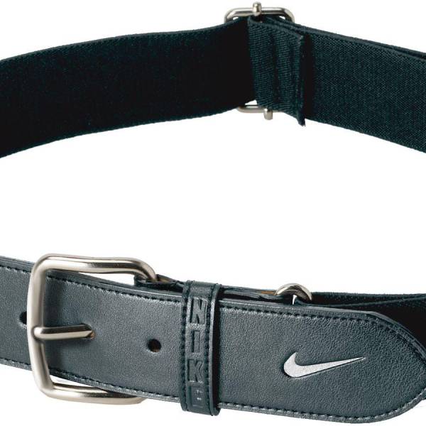 black baseball belt