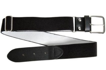 black baseball belt