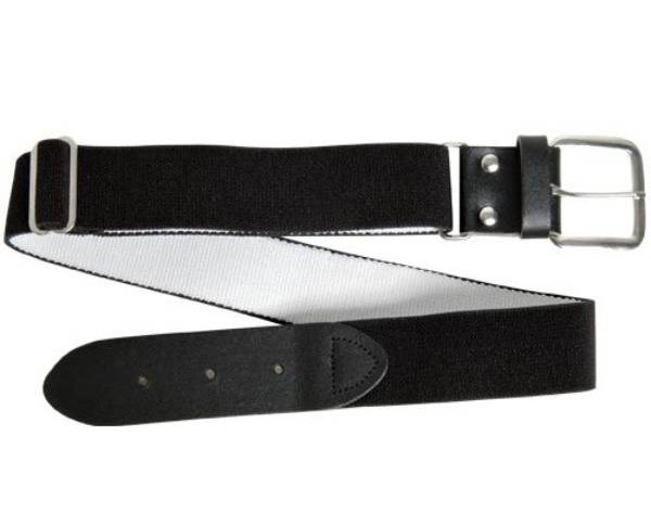 black baseball belt