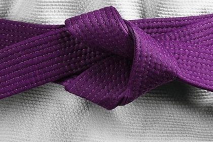 purple belt in jiu jitsu