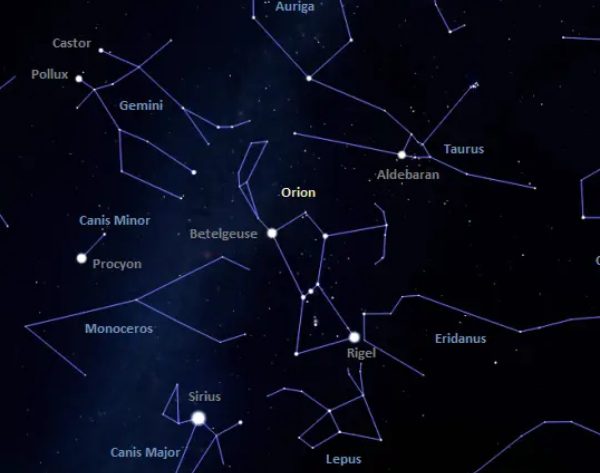 big dipper orion’s belt