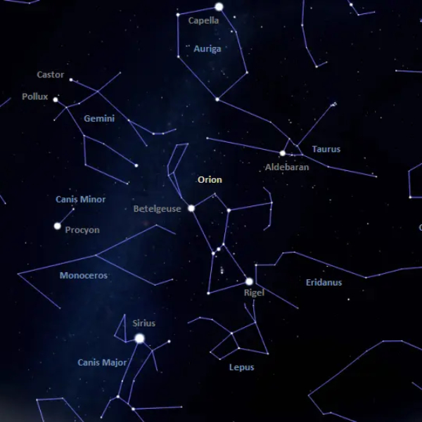 big dipper orion’s belt