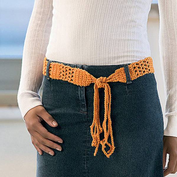 crochet belt pattern