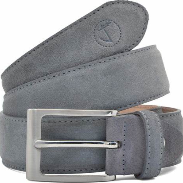 mens suede belt