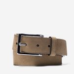 mens suede belt