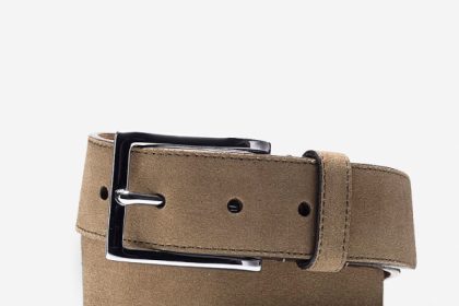 mens suede belt