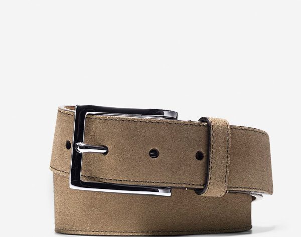 mens suede belt