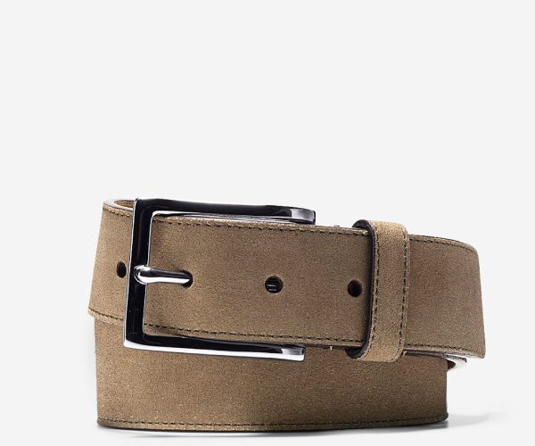 mens suede belt