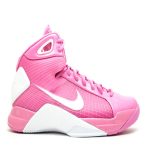 pink basketball shoes