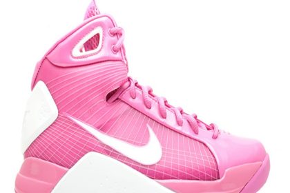 pink basketball shoes