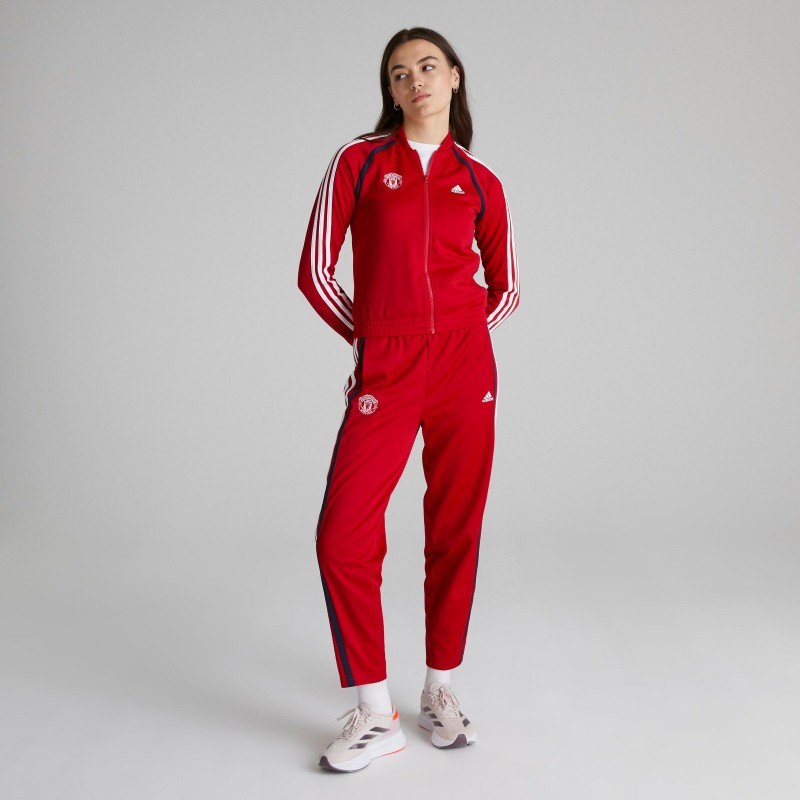 red tracksuit