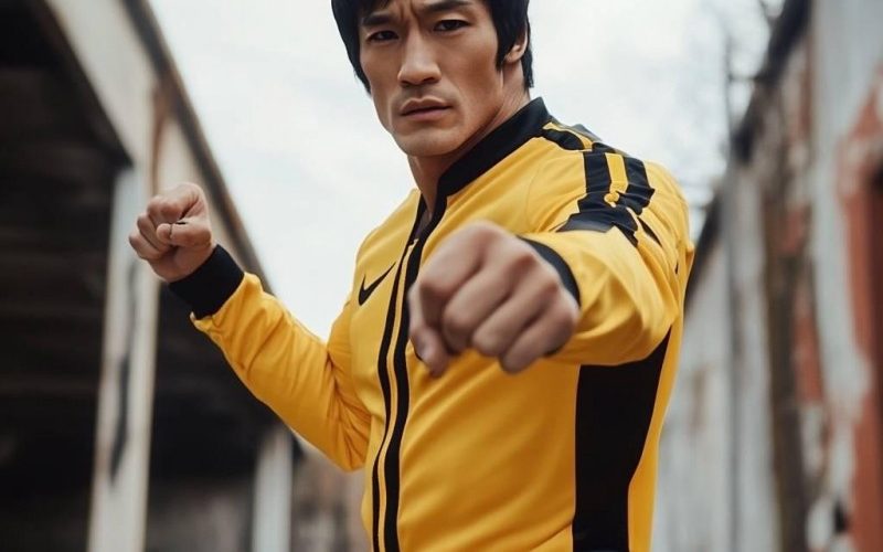 bruce lee tracksuit