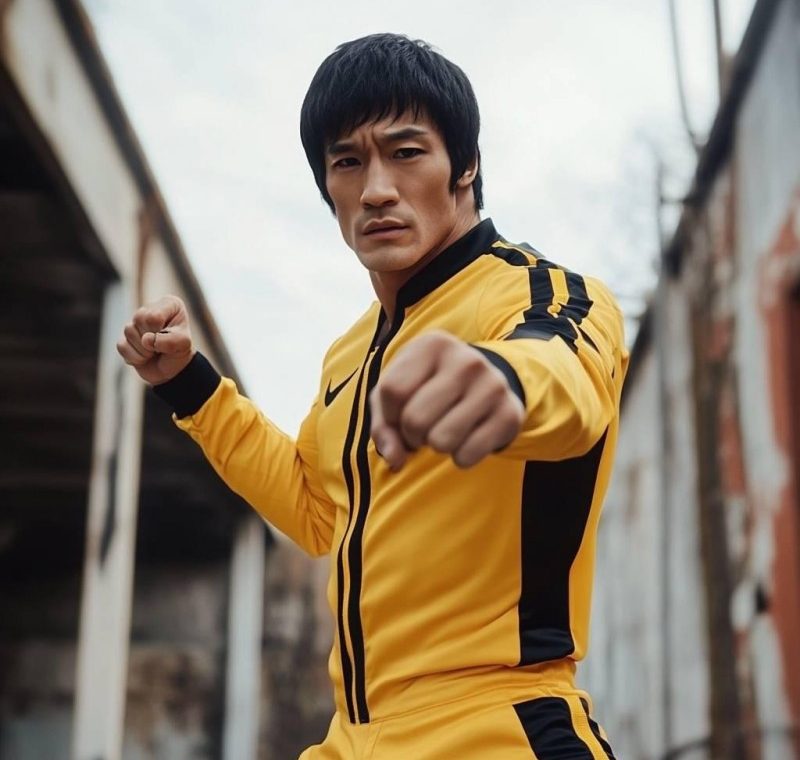 bruce lee tracksuit