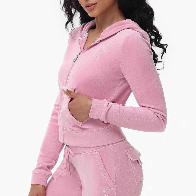 pink polo tracksuit